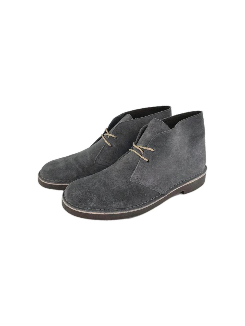 Clarks Bushacre 2 chukka boots Mens US 10 M Gray Stone Suede Ankle Boot